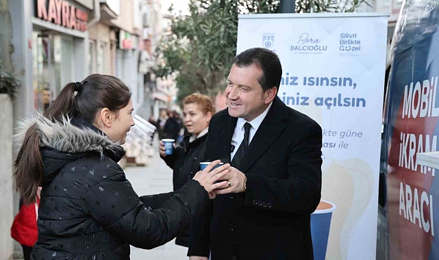 Silivri’de ortaokul öğrencilerine sıcak çorba ikramı başladı