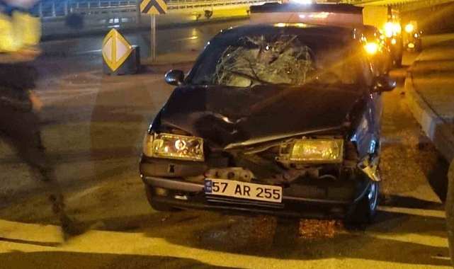 Sinop’ta otomobilin çarptığı yaya öldü