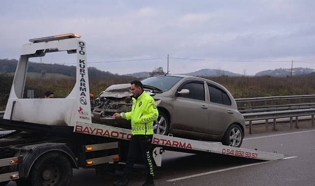 Sinop’ta trafik kazası: 1 yaralı