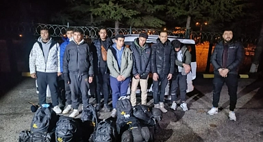 Tekirdağ’da 8 düzensiz göçmen yakalandı