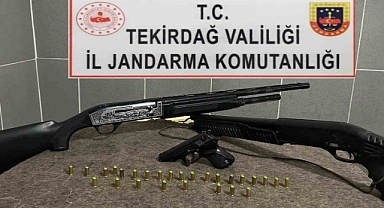 Tekirdağ’da uyuşturucu ve silah ele geçirildi