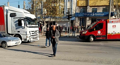 Tırın çarptığı yaya hayatını kaybetti