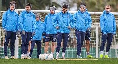 Trabzonspor, Galatasaray maçı hazırlıklarını sürdürdü