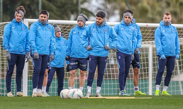 Trabzonspor, Galatasaray maçı hazırlıklarını sürdürdü