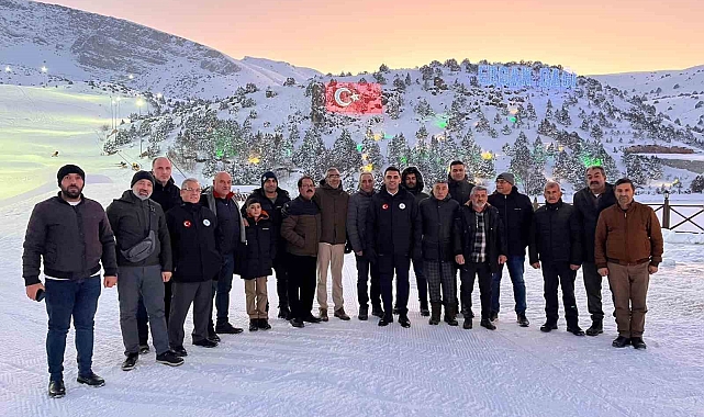 Turizm elçileri Ergan Dağı Kayak Merkezi'nde ağırlandı