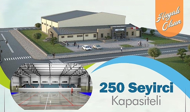 Tutak’a 250 seyirci kapasiteli Kapalı Spor Salonu Yapılıyor
