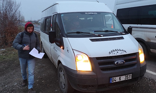Tutak’ta servis araçları denetlendi