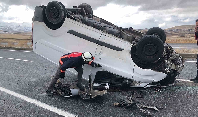 Van-Erciş karayolunda trafik kazası: 1 yaralı
