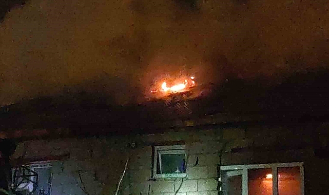 Van'da ev yangını korkuttu