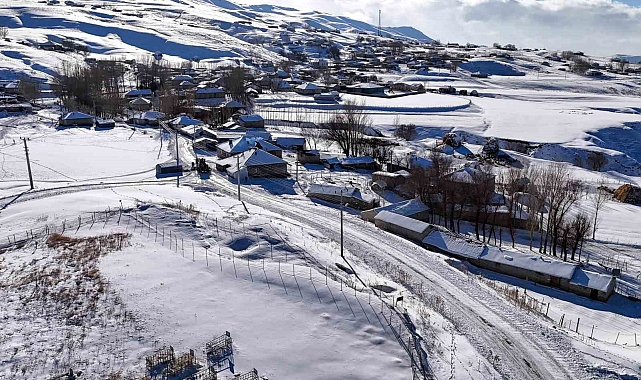 Van'da kardan kapanan yerleşim yeri yolları açıldı