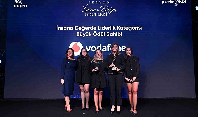 Vodafone İnsan Kaynakları’na PERYÖN’den ödül