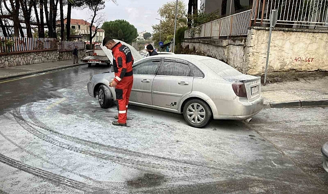 Yatağan’da araç yangını korkuttu
