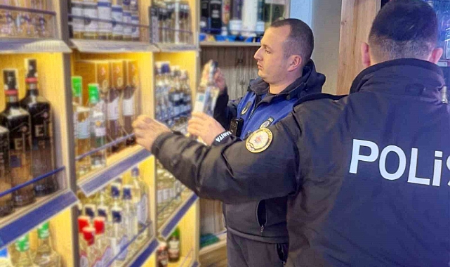 Yılbaşı öncesi sahte içki denetimi