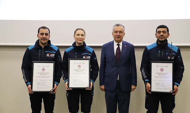 ACAR "Hafif Seviye Kentsel Arama Kurtarma" alanında akredite olarak sertifika almaya hak kazandı