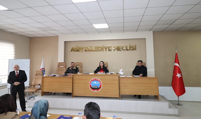 Ağrı Belediyesi 2025 Yılı İlk Meclis Toplantısını Yaptı