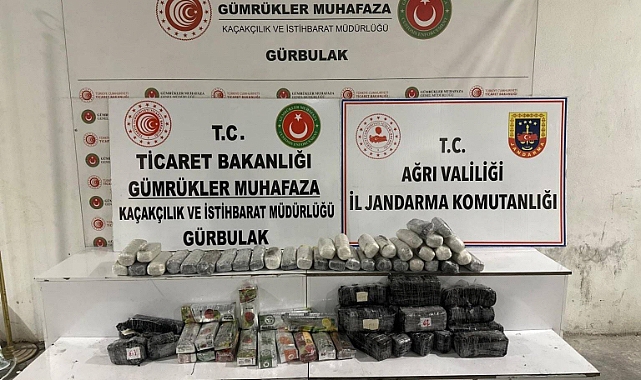 Ağrı’da 18 kilo Uyuşturucu ve Uyarıcı Madde ele geçirildi