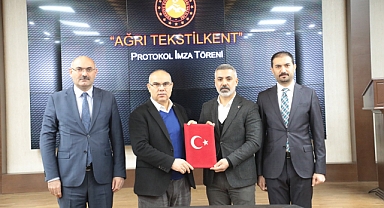Ağrı'da yeni tekstil yatırımı ile 300 kişiye istihdam sağlanması hedefleniyor