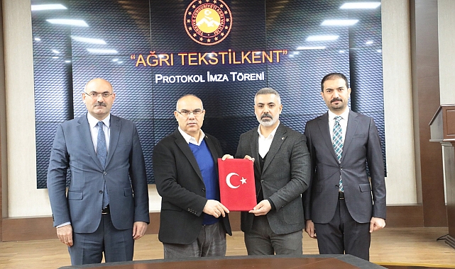 Ağrı'da yeni tekstil yatırımı ile 300 kişiye istihdam sağlanması hedefleniyor