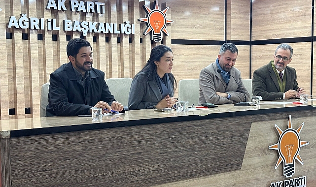 AK Parti Ağrı İl Başkanlığı haftalık değerlendirme toplantısı yaptı