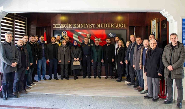 AK Parti Bilecik İl Başkanı Yıldırım, Bilecik İl Emniyet Müdürü Yılmaz ile bir araya geldi