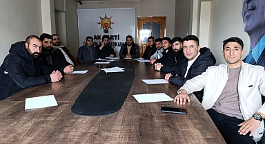 AK Parti Diyadin Gençlik Kolları Yönetim Kurulu Toplantısı Gerçekleştirildi