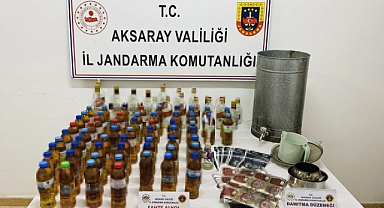 Aksaray’da kahvehaneye sahte içki operasyonu: 2 gözaltı