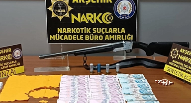 Akşehir’de uyuşturucu operasyonuna 1 tutuklama