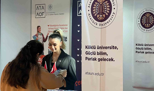 Antalya Erzurum Günlerinde Atatürk Üniversitesi standına yoğun ilgi