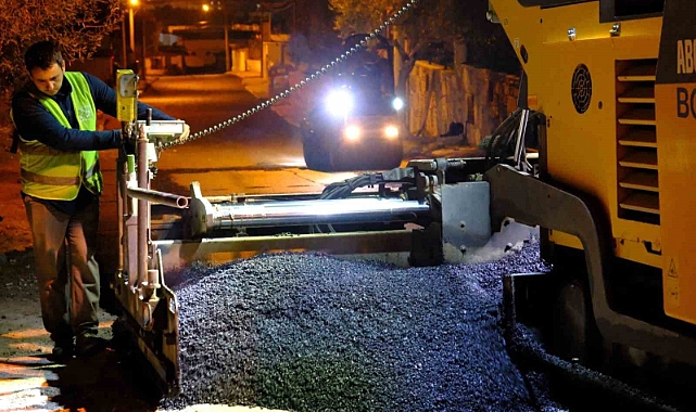 Asfalt çalışmaları devam ediyor
