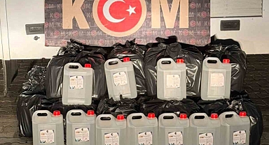 Aydın’da 415 litre etil alkol ele geçirildi