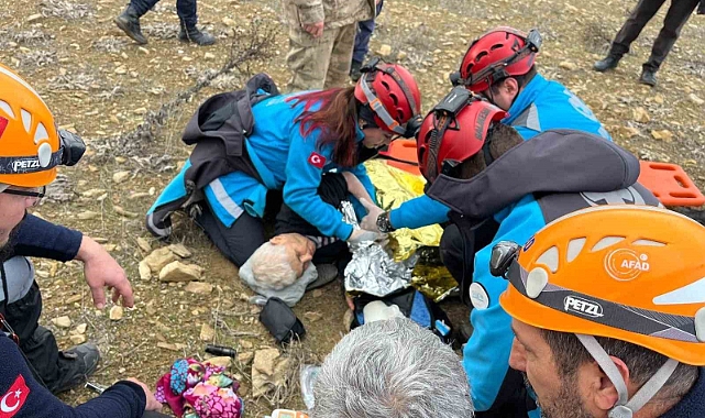 Balıkesir’de arazide kaybolan yaşlı kadın sağ olarak bulundu
