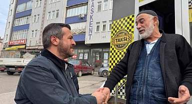 Başkan Çetinkaya esnaf ve vatandaşların taleplerini dinledi