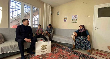Başkan Şehirli’den Yeni yılın ilk ziyaret kazazede çocuklara