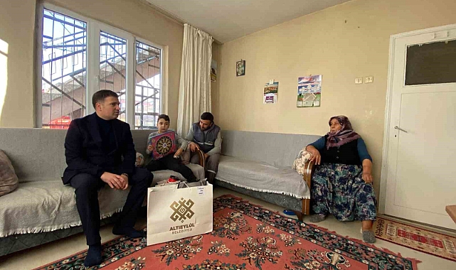 Başkan Şehirli’den Yeni yılın ilk ziyaret kazazede çocuklara