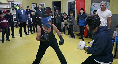 Başkan Tutdere, spora gönül veren gençlerin yanında olduklarını söyledi