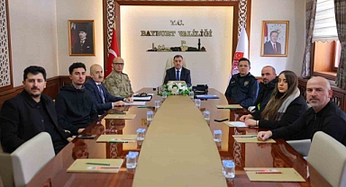 Bayburt’un Aralık ayı asayiş olayları değerlendirildi