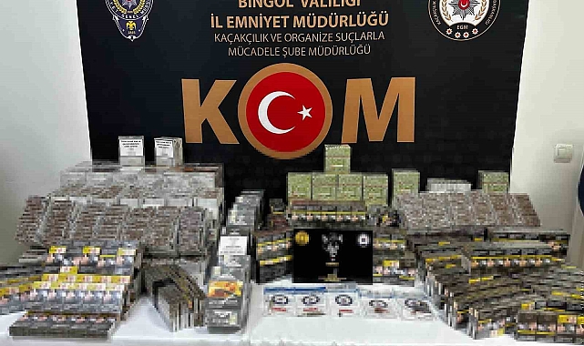 Bingöl'de narkotik ve kaçakçılık operasyonları