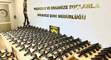 Bursa’da büyük silah operasyonu