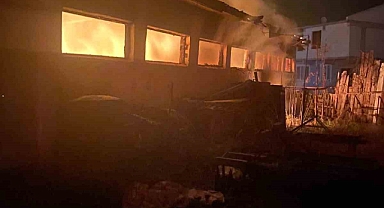 Bursa’da büyükbaş hayvan çiftliğinde yangın