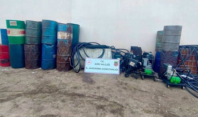 Doğubayazıt’ta 14 işletmeye akaryakıt operasyonu