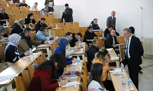 EBYÜ'de Yükseköğretim kurumları görevde yükselme ve ünvan değişikliği sınavı gerçekleştirildi