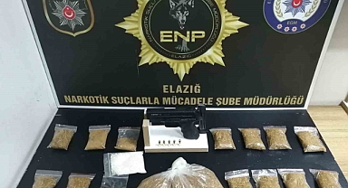 Elazığ’da uyuşturucu ticaretine 2 tutuklama