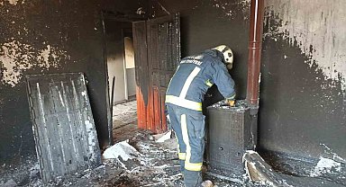 Erciş İlçesinde Korkutan Yangın