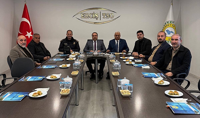Erciş Ticaret ve Sanayi Odası'nda Trafik Sorunları Ele Alındı