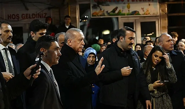 Erdoğan, baba ocağı Rize Güneysu'da hasret giderdi