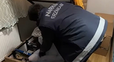 Erzincan’da bir miktar uyuşturucu ele geçirildi