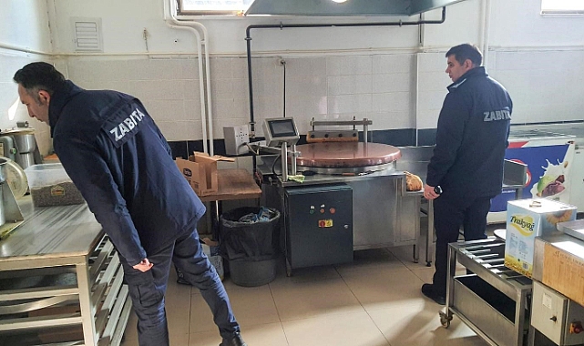 Erzincan’da unlu mamul, pasta ve tatlı imalatı yapan işletmeler denetlendi