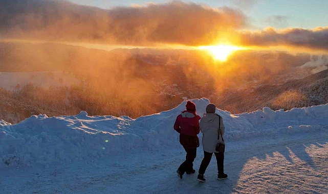 Erzincan dondu, hava sıcaklığı eksi 25 derece