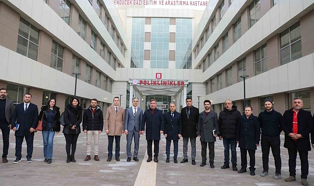 Erzincan'da bulunan Araştırma Hastanesi yeni hizmet binası incelendi