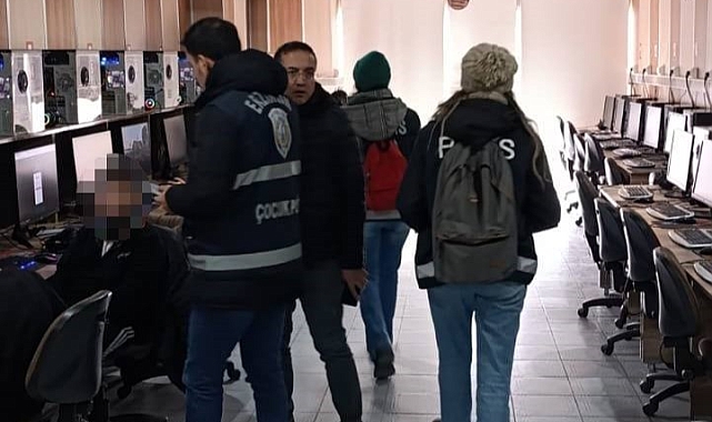 Erzincan'da  İl Emniyet Müdürlüğü Çocuk Şube işletmeleri denetledi